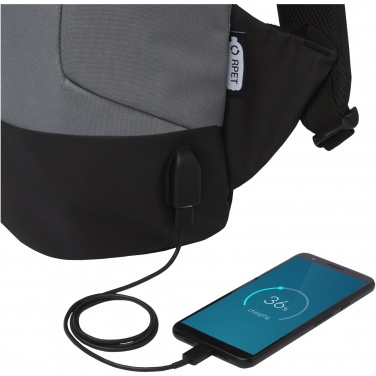Logo trade promotional items picture of: Cover GRS RPET anti-theft backpack 18L