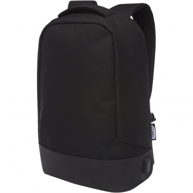 Logo trade promotional gifts picture of: Cover GRS RPET anti-theft backpack 18L