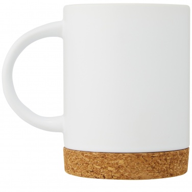 Logo trade corporate gifts picture of: Neiva 425 ml ceramic mug with cork base