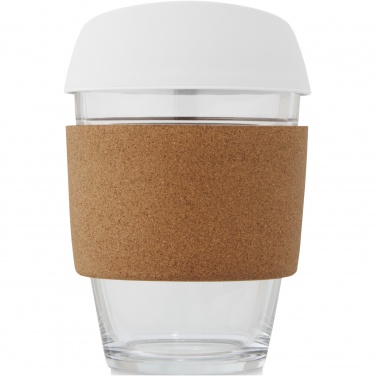 Logo trade corporate gift photo of: Lidan 360 ml borosilicate glass tumbler with silicone lid