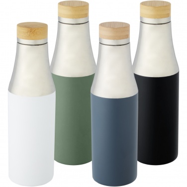 Logo trade business gift photo of: Hulan 540 ml copper vacuum insulated stainless steel bottle with bamboo lid