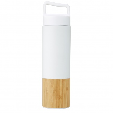 Logo trade business gift photo of: Torne 540 ml  stainless steel bottle with bamboo outer wall