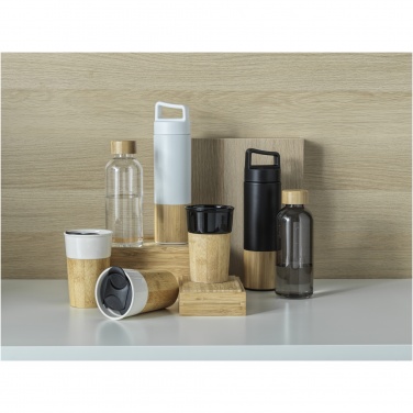Logotrade promotional giveaway picture of: Torne 540 ml  stainless steel bottle with bamboo outer wall