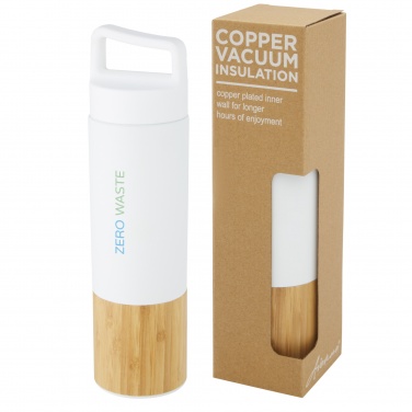 Logo trade promotional merchandise photo of: Torne 540 ml  stainless steel bottle with bamboo outer wall