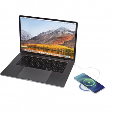 Logotrade advertising products photo of: Peak 10W magnetic wireless charging pad