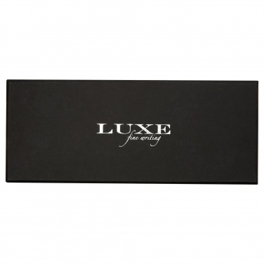 Logo trade promotional giveaway photo of: Tactical Dark duo pen gift box