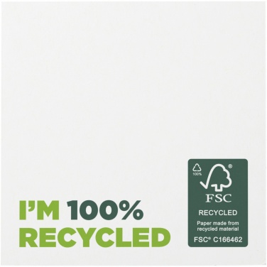 Logo trade promotional items image of: Sticky-Mate® recycled sticky notes 75 x 75 mm
