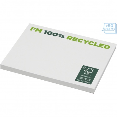 Logo trade promotional giveaways image of: Sticky-Mate® recycled sticky notes 100x75 mm