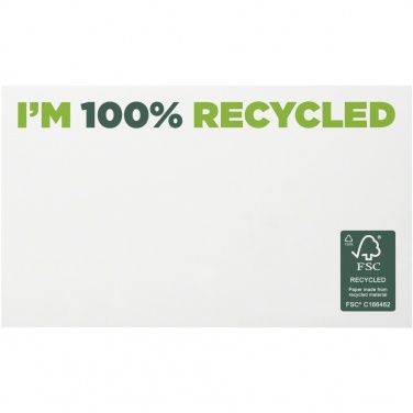 Logotrade promotional giveaway image of: Sticky-Mate® recycled sticky notes 127 x 75 mm