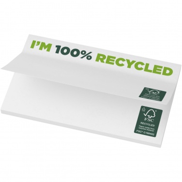 Logo trade promotional merchandise image of: Sticky-Mate® recycled sticky notes 127 x 75 mm