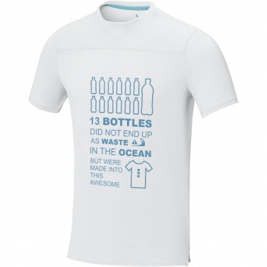 Logo trade promotional giveaway photo of: Borax short sleeve men's GRS recycled cool fit t-shirt