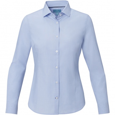 Logo trade promotional giveaway photo of: Cuprite long sleeve women's organic shirt