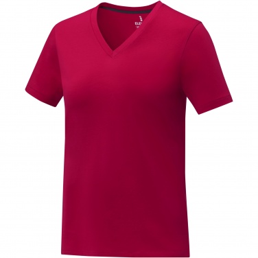 Logotrade promotional products photo of: Somoto short sleeve women's V-neck t-shirt 