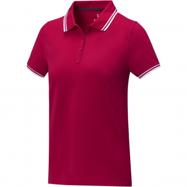 Logotrade promotional item image of: Amarago short sleeve women's tipping polo