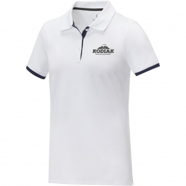 Logotrade business gift image of: Morgan short sleeve women's duotone polo