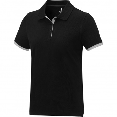 Logotrade advertising products photo of: Morgan short sleeve women's duotone polo