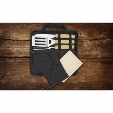 Logo trade promotional gifts image of: Gratar 5-piece BBQ set