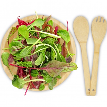 Logotrade corporate gift image of: Argulls bamboo salad bowl and tools