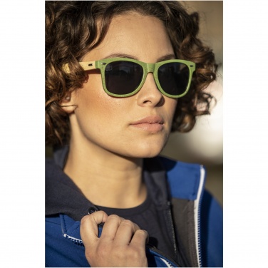 Logo trade promotional merchandise image of: Sun Ray bamboo sunglasses