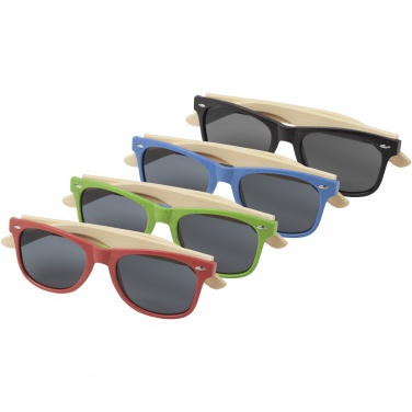 Logo trade promotional giveaways image of: Sun Ray bamboo sunglasses