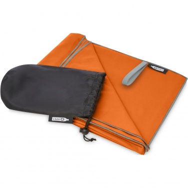 Logo trade promotional merchandise photo of: Pieter recycled PET ultra lightweight and quick dry towel 130 x 80 cm