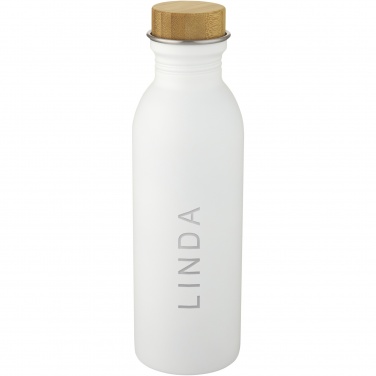 Logo trade advertising products picture of: Kalix 650 ml stainless steel water bottle