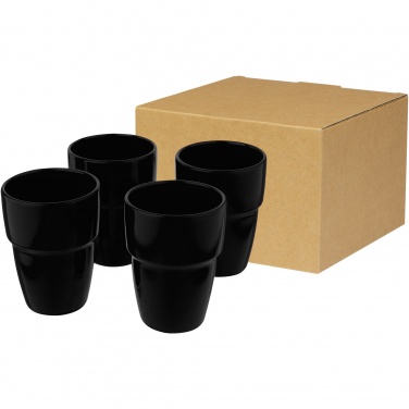 Logotrade promotional product picture of: Staki 4-piece 280 ml stackable mug gift set