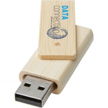 Logo trade promotional merchandise image of: Rotate 8GB bamboo USB flash drive