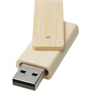 Logo trade promotional gifts picture of: Rotate 8GB bamboo USB flash drive