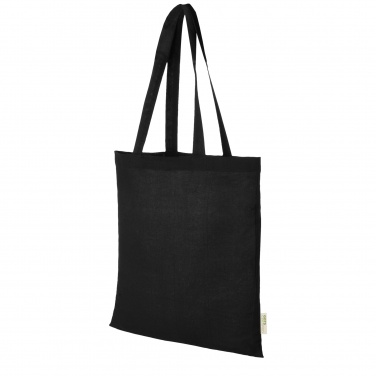 Logo trade promotional giveaways image of: Orissa 140 g/m² organic cotton tote bag 7L