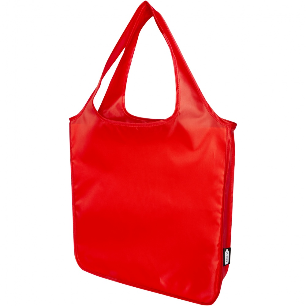 Logotrade corporate gift image of: Ash RPET large foldable tote bag 14L