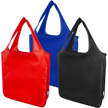 Logo trade promotional merchandise photo of: Ash RPET large foldable tote bag 14L