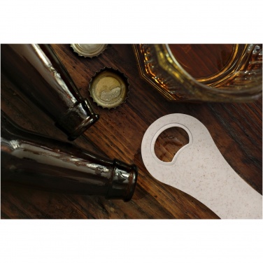 Logo trade promotional giveaways image of: Schyn wheat straw bottle opener