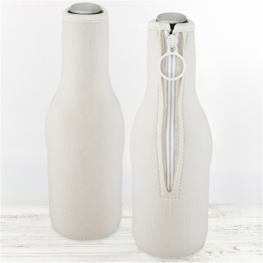 Logo trade business gifts image of: Fris recycled neoprene bottle sleeve holder