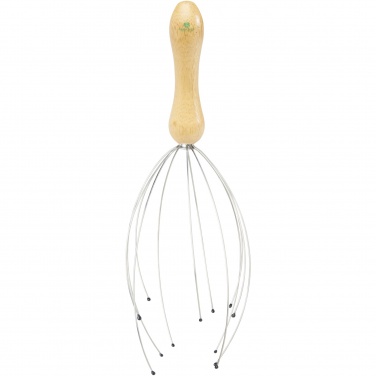Logotrade promotional gift picture of: Hator bamboo head massager