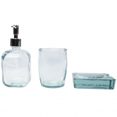 Logotrade corporate gifts photo of: Jabony 3-piece recycled glass bathroom set