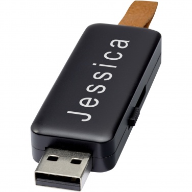Logo trade promotional gifts image of: Gleam 16GB light-up USB flash drive
