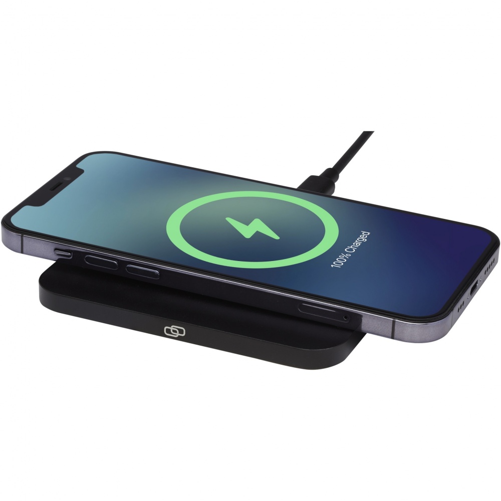 Logo trade corporate gifts image of: Hybrid 15W premium wireless charging pad