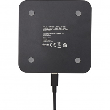 Logotrade promotional gift image of: Hybrid 15W premium wireless charging pad