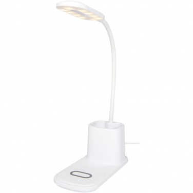 Logotrade promotional giveaways photo of: Bright desk lamp and organizer with wireless charger