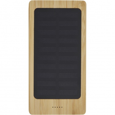 Logotrade promotional items photo of: Alata 8000 mAh bamboo solar power bank