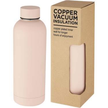 Logo trade advertising product photo of: Spring 500 ml copper vacuum insulated bottle