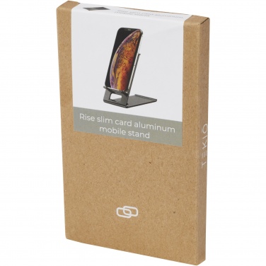 Logo trade promotional gift photo of: Rise slim aluminium phone stand