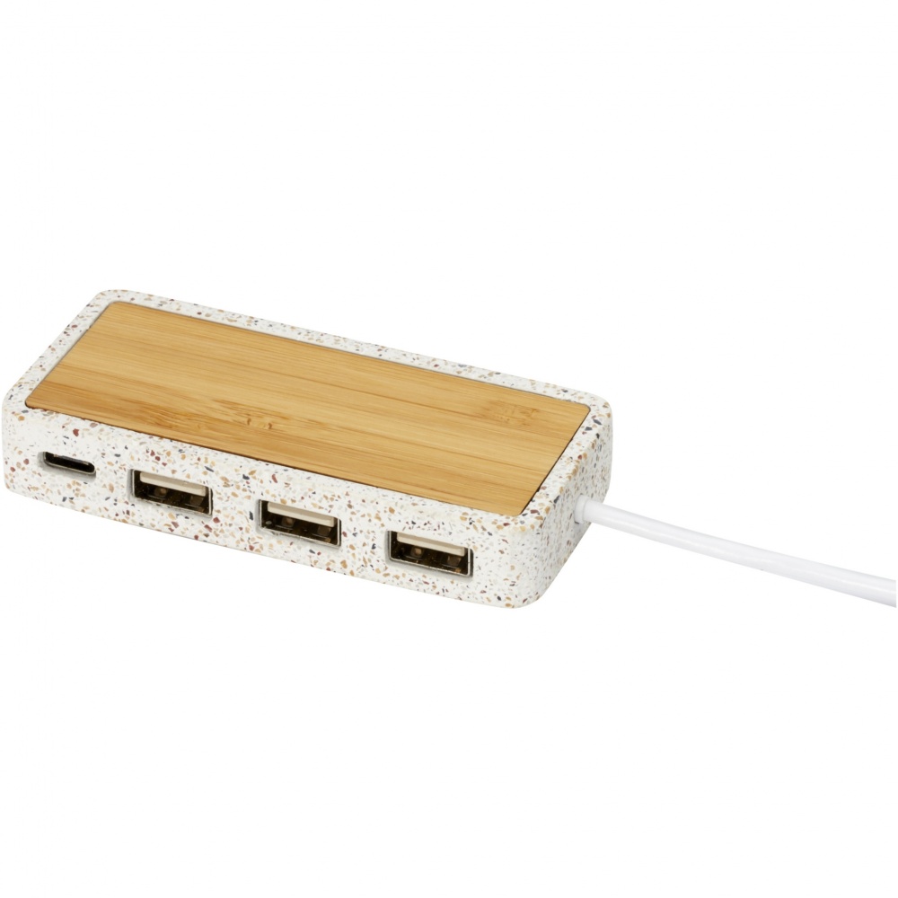Logo trade promotional giveaways picture of: Terrazzo USB 2.0 hub