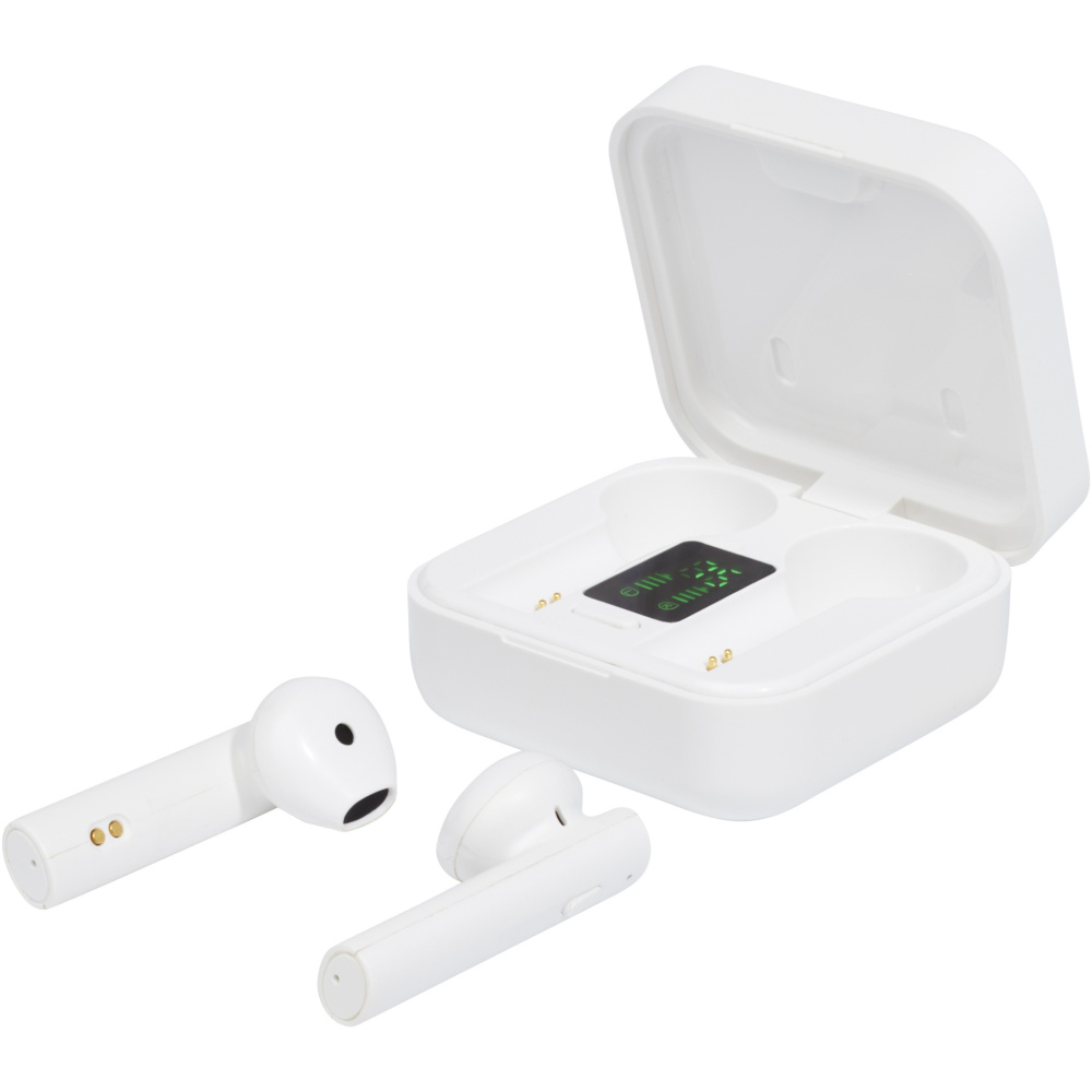 Logotrade promotional products photo of: Tayo solar charging TWS earbuds 