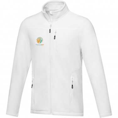 Logo trade promotional giveaways picture of: Amber men's GRS recycled full zip fleece jacket