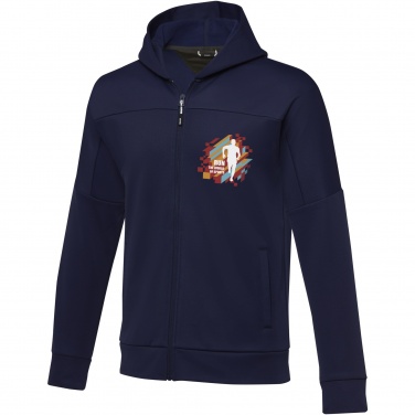 Logo trade promotional products image of: Nubia men's performance full zip knit jacket