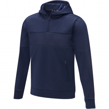 Logo trade promotional merchandise photo of: Sayan men's half zip anorak hooded sweater