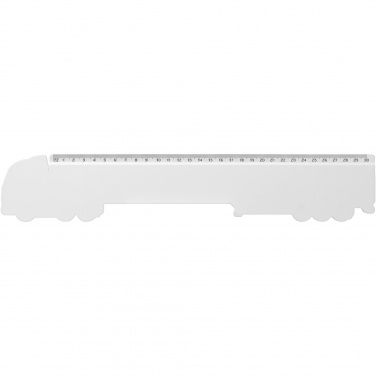Logotrade promotional merchandise picture of: Tait 30cm lorry-shaped recycled plastic ruler