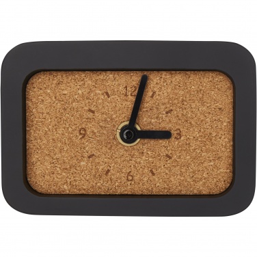 Logo trade promotional gifts image of: Momento wireless limestone charging desk clock